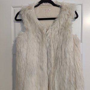 Faux Fur Vest, Size XS/S